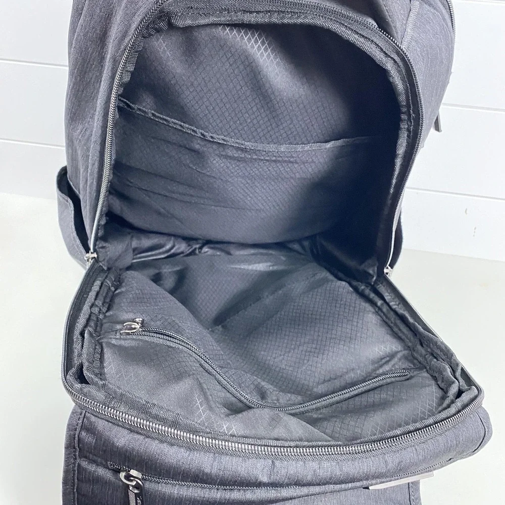 Samsonite Laptop Backpack Gray Heather Travel Work Business Bag Trolley Sleeve
